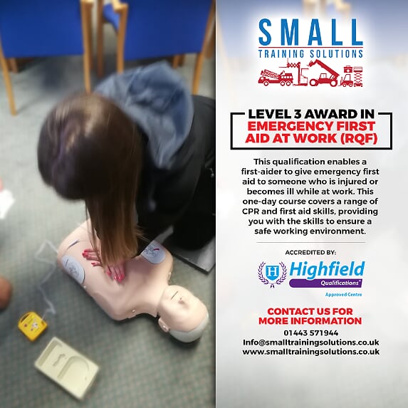 Emergency First Aid at Work course cardiff swansea merthy tydfil