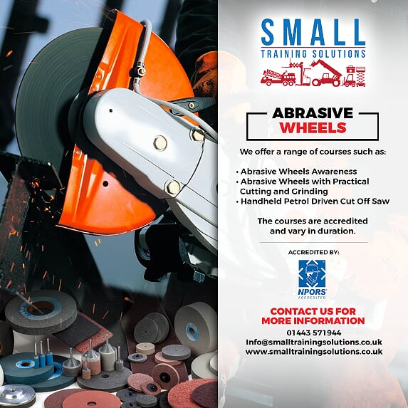 abrasive wheels training cardiff swansea newport merthyr tydfil llanelli